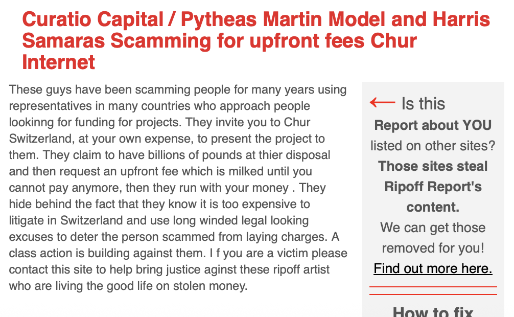 Ripoff Report #1134964